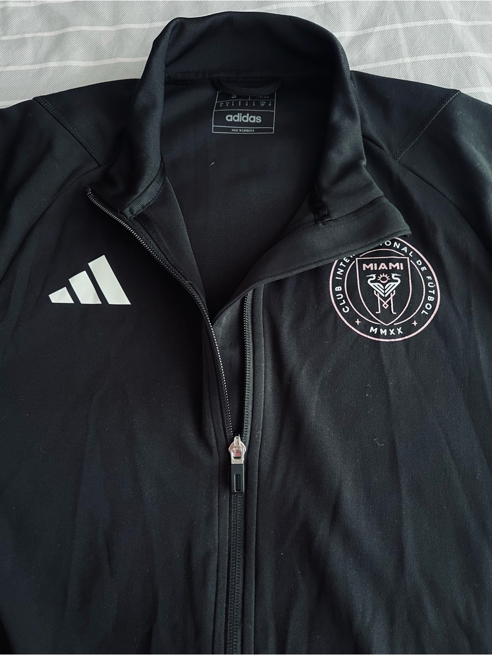adidas Black Full-Zip Performance Jacket INTER MAMÌ
